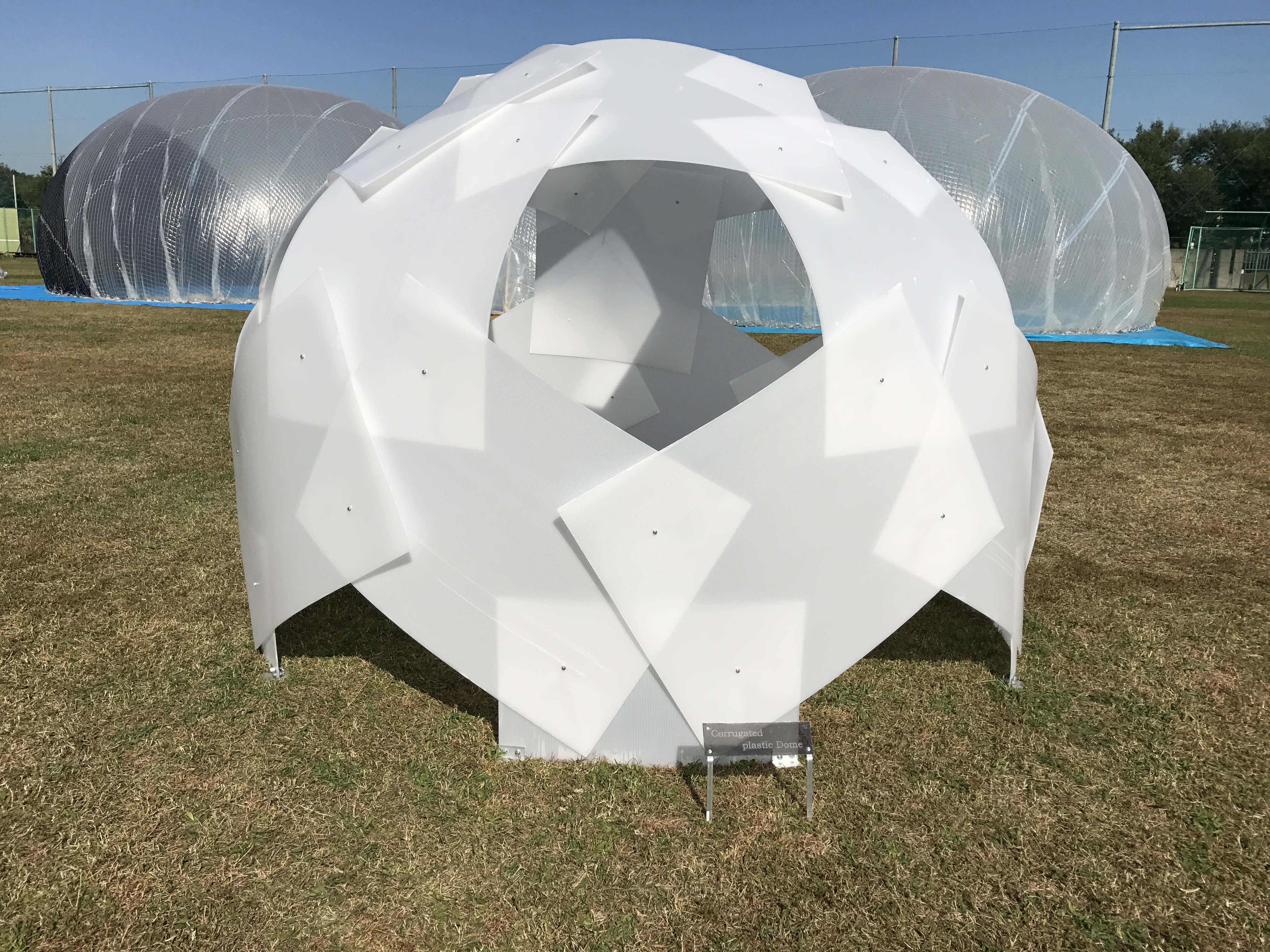 Corrugated plastic Dome